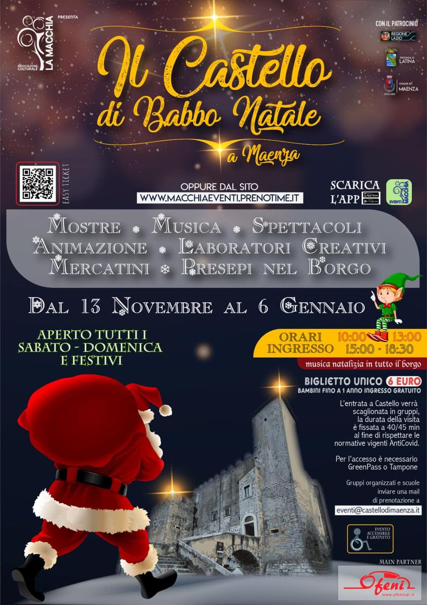 Maenza "Il Castello di Babbo Natale" @ Castello Baronale di Maenza