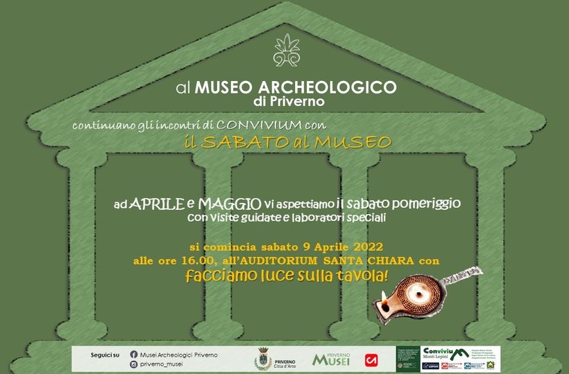 Convivium Priverno: IL SABATO AL MUSEO @ Museo Archeologico di Priverno