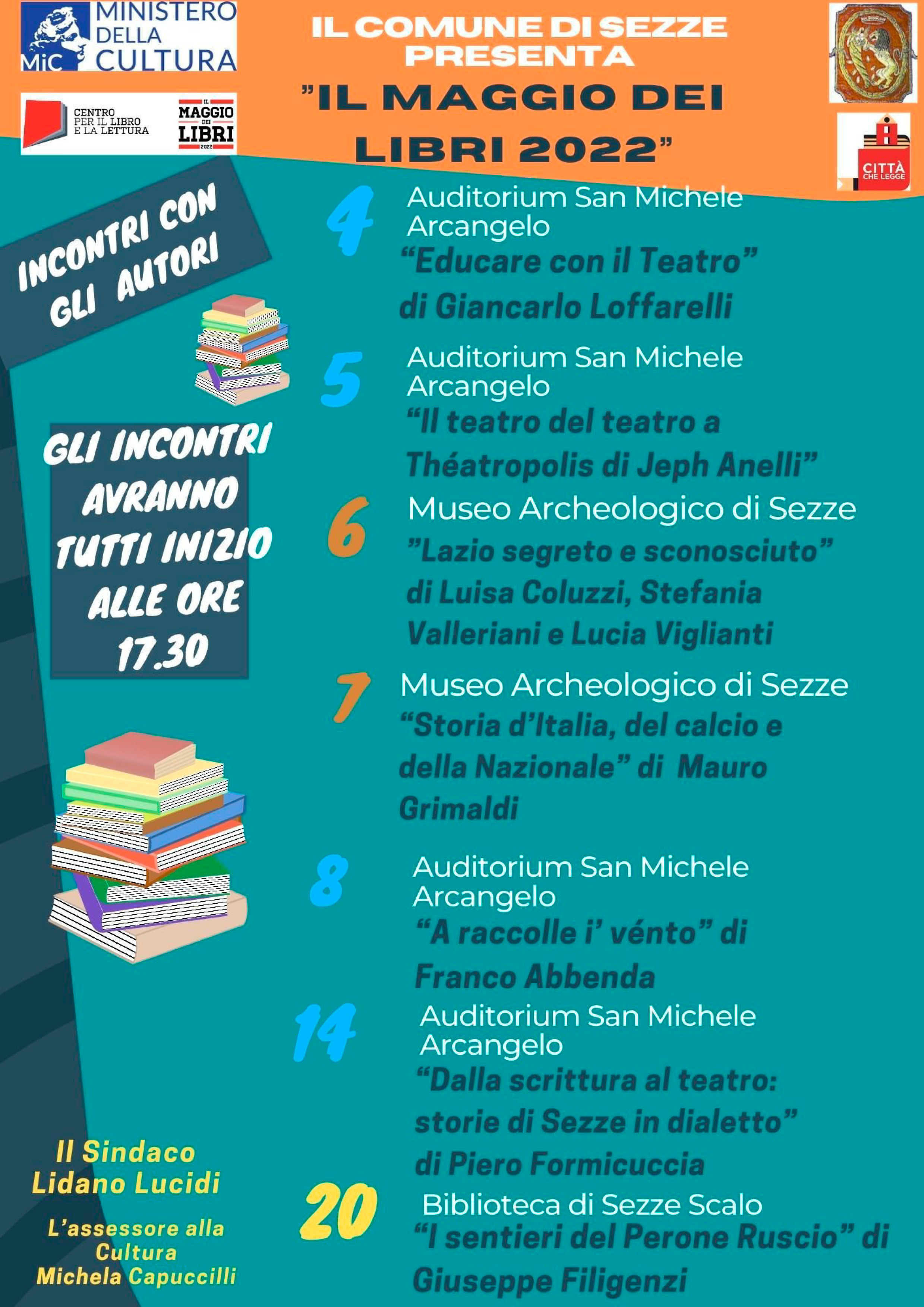 Sezze: Il Maggio dei Libri 2022 @ Sezze / Sezze Scalo