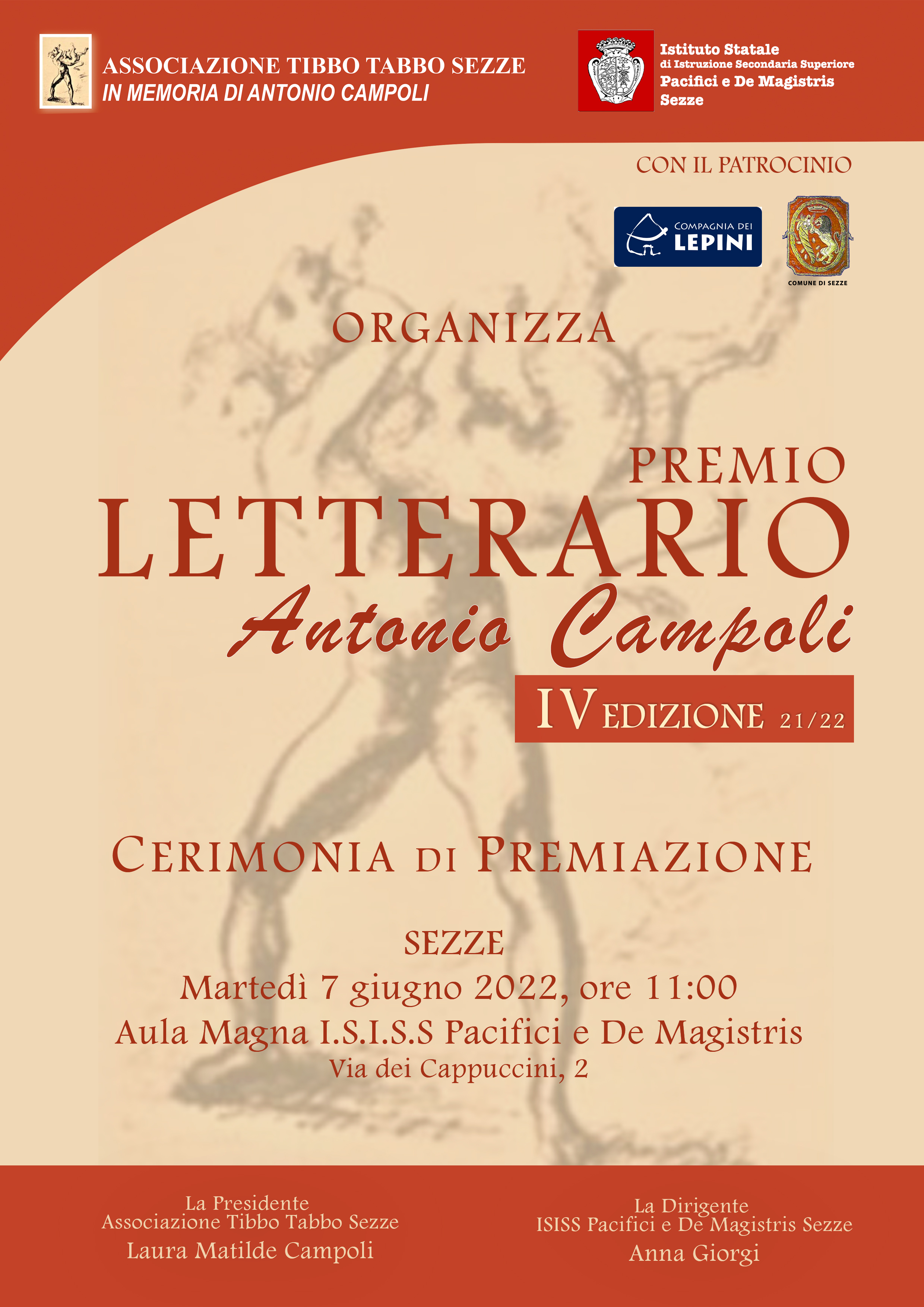 Sezze: Premio letterario Antonio Campoli @ Aula Magna ISISS "Pacifici e De Magistris"