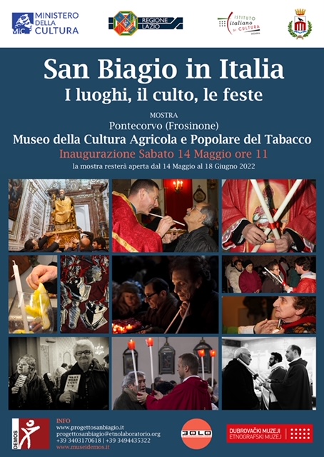 Pontecorvo, presso il Museo del Tabacco, approda la mostra “San Biagio in Italia. I luoghi, il culto, le feste” @ Museo della Cultura Agricola e Popolare del Tabacco