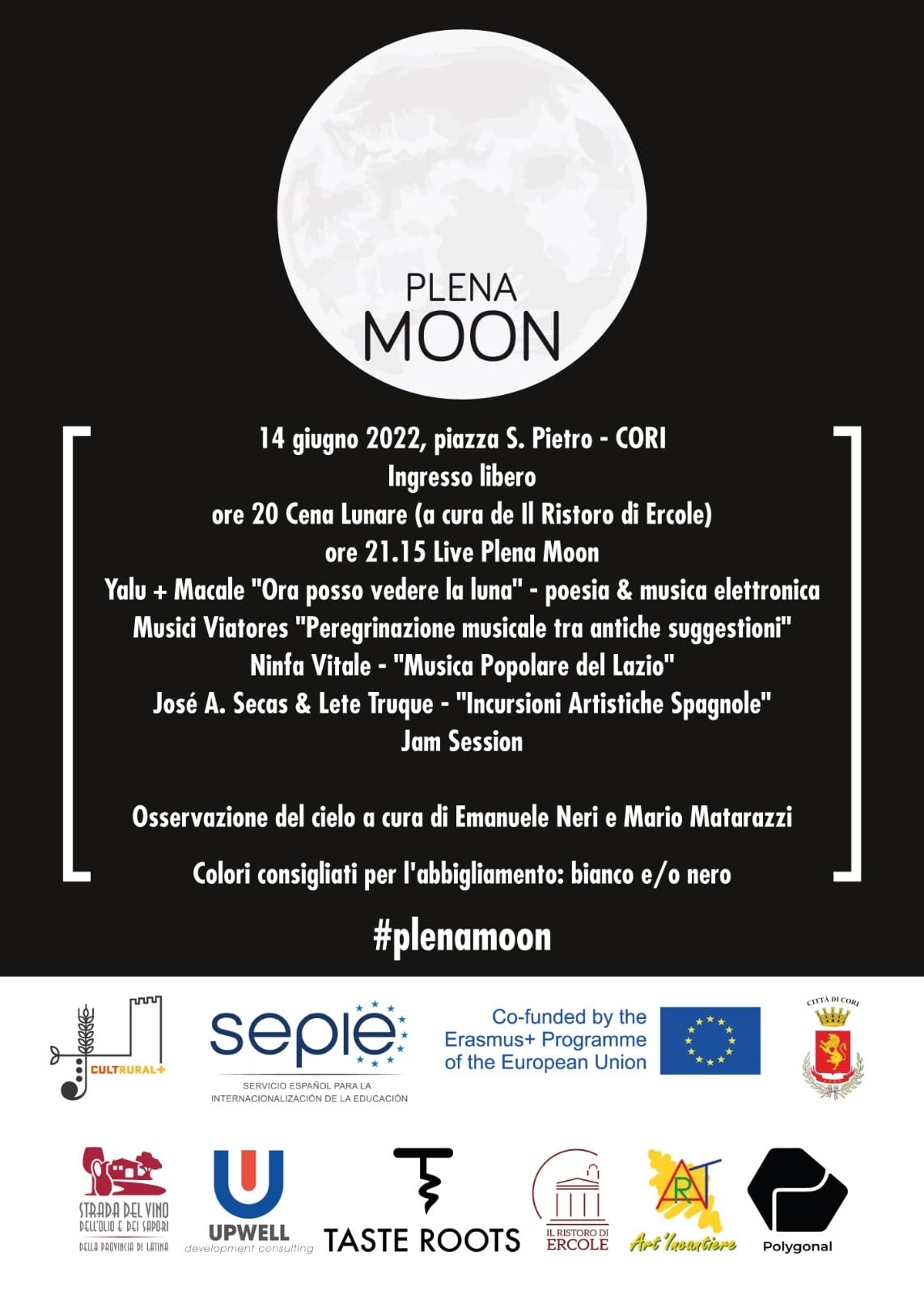 Cori: Plenamoon – Festival della Luna Piena @ Cori