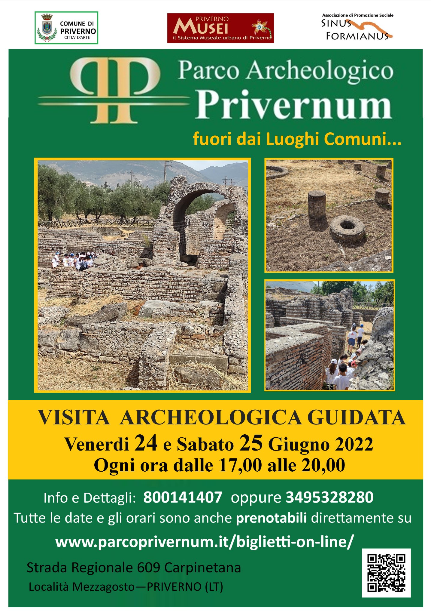 Priverno: Visita archeologica guidata @ Parco Archeologico Privernum
