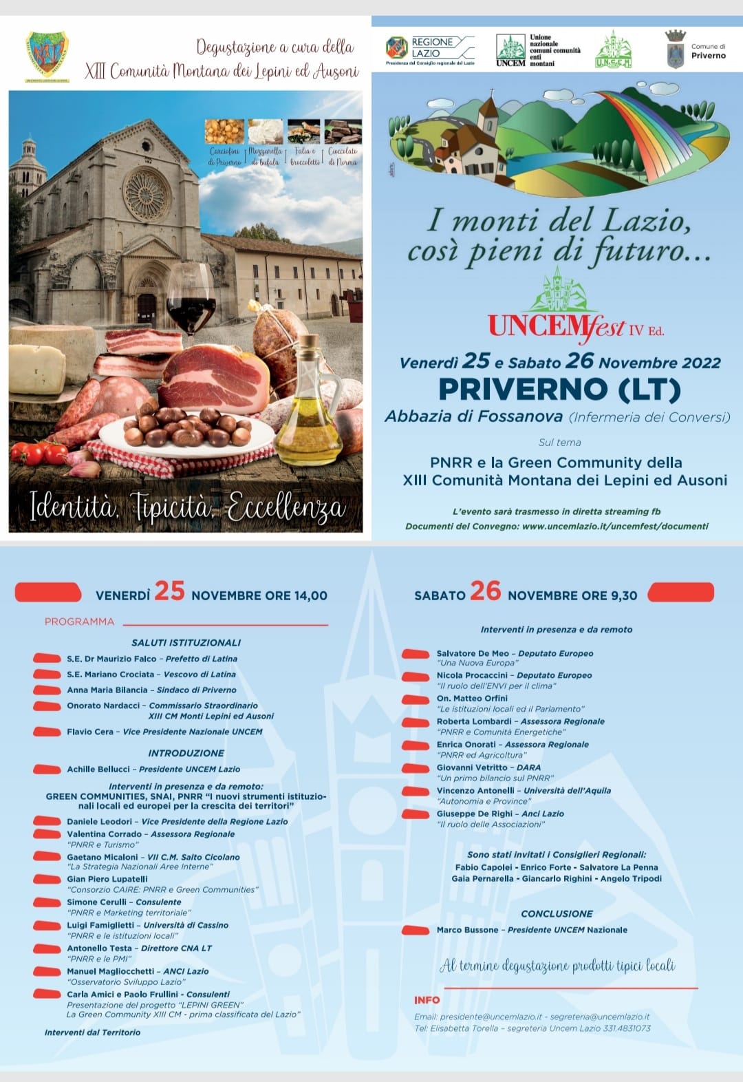 Rocca Massima: Uncem fest IV edizione @ Abbazia di Fossanova