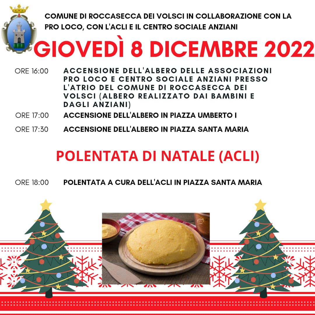 Roccasecca dei Volsci: Natale 2022 @ Roccasecca dei Volsci