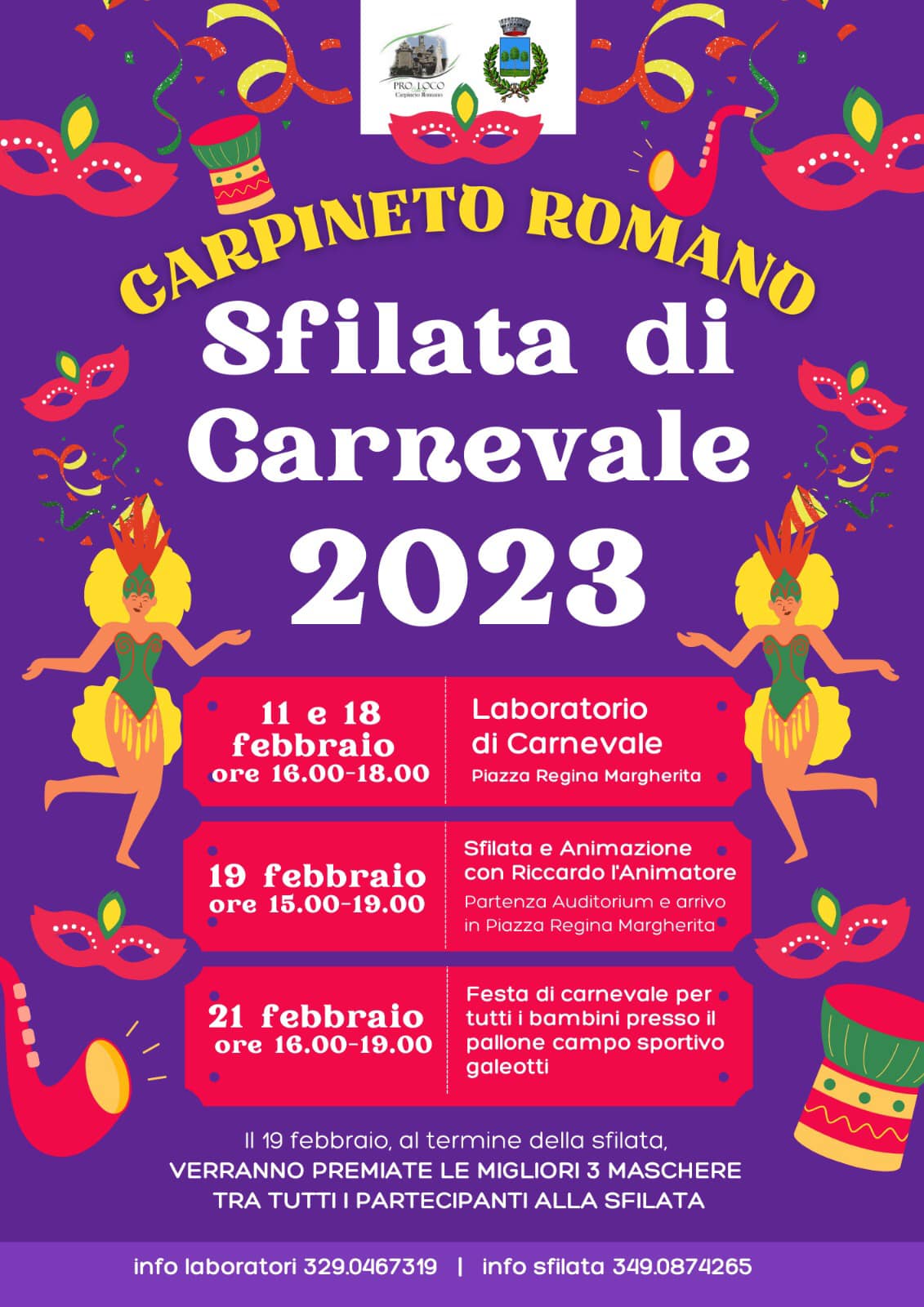 Carpineto Romano: Sfilata di Carnevale 2023 @ Carpineto Romano