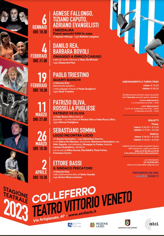 Colleferro: Stagione Teatrale 2023 @ Colleferro