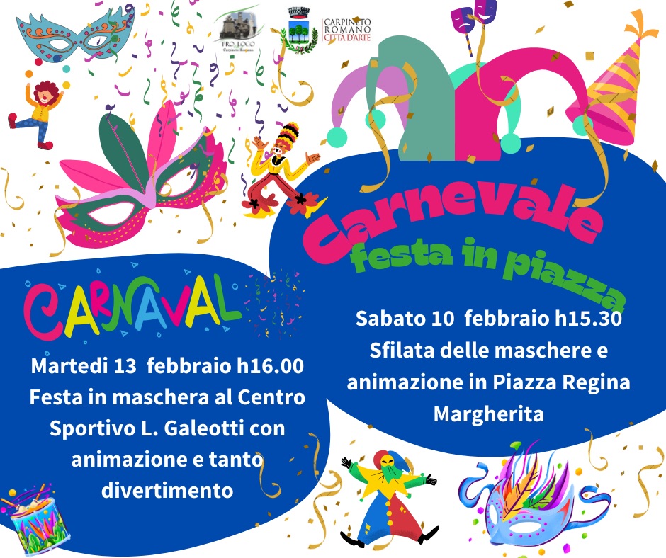 Carpineto romano: Carnevale! Festa in piazza