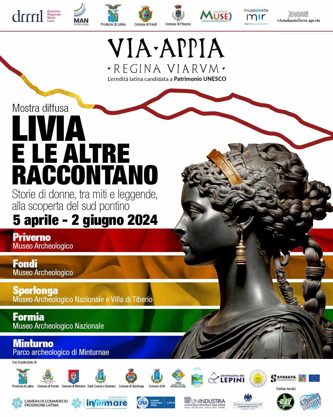 Mostra diffusa: Livia e le altre raccontano @ Priverno - Fondi - Sperlonga - Formia - Minturno